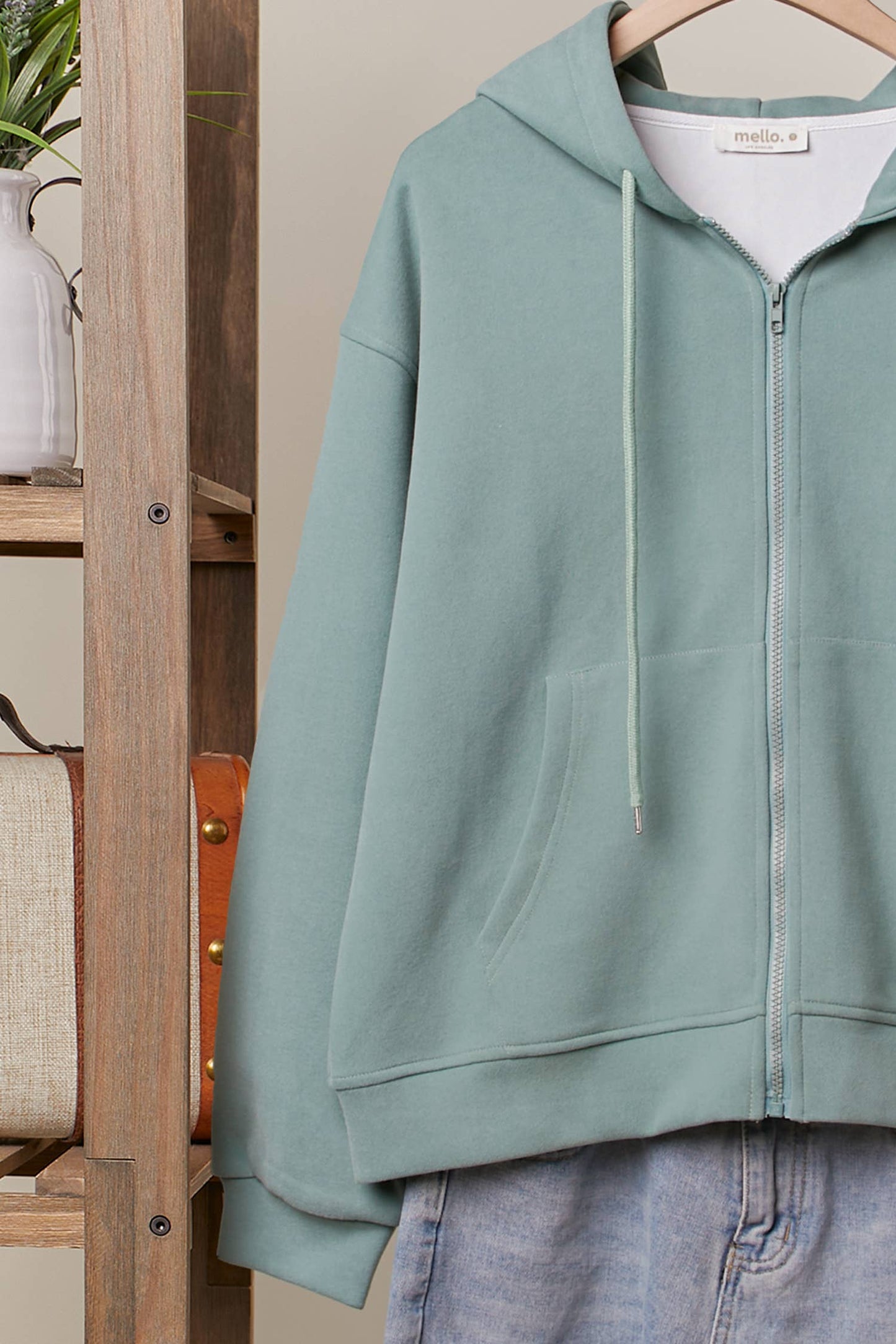 Mello Peace Love Patchworks Hoodie