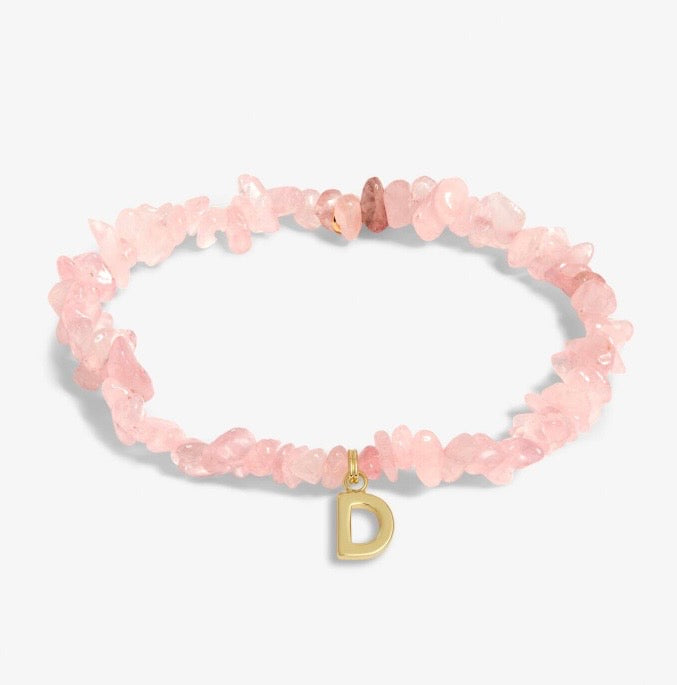 A Littles & Co. - Stone Initial Bracelet