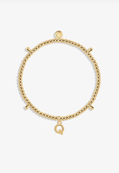 A Littles & Co. - Gold Initial Bracelet