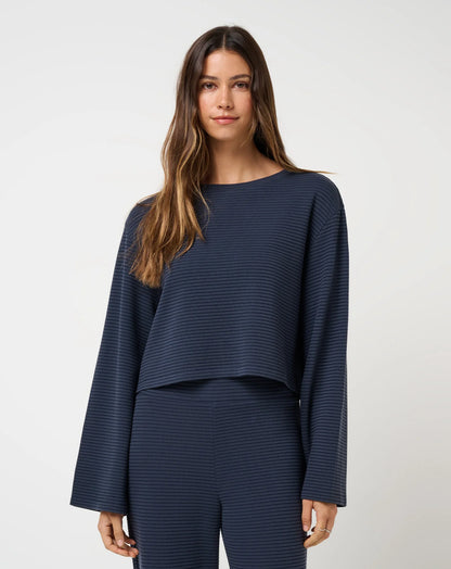 Travis Mathew Coastal Rib Long Sleeve Top