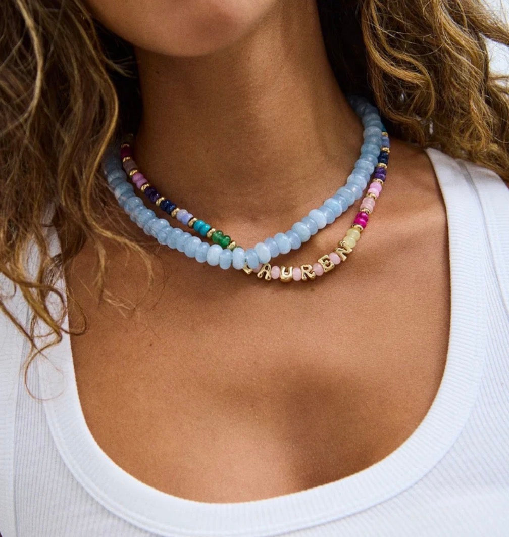 Bauble Bar - Joyce Semi-Precious Beaded Necklace