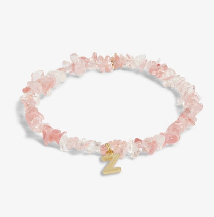 A Littles & Co. - Stone Initial Bracelet