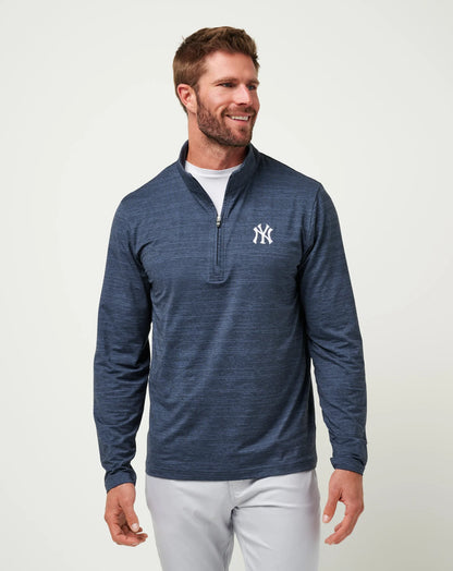 Travis Mathew New York Yankees The Heater Quarter Zip