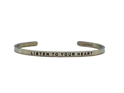 MantraBand Listen to Your Heart Cuff