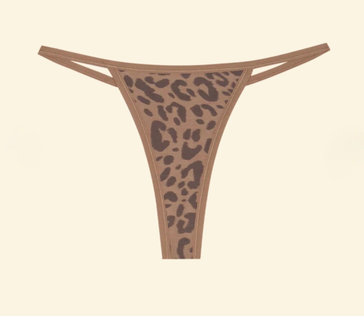 Huha String Thong 2.0 Mineral Undies Leopard Tan