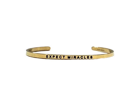 MantraBand Expect Miracles Cuff