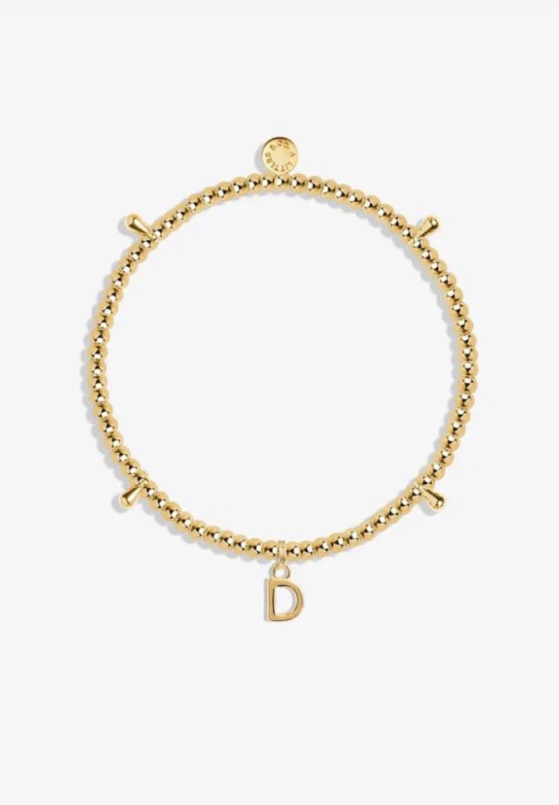 A Littles & Co. - Gold Initial Bracelet