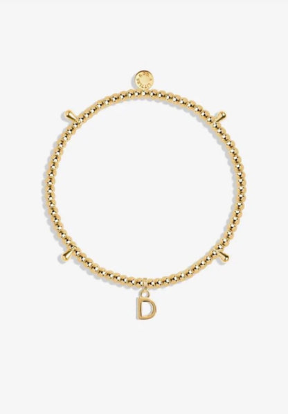 A Littles & Co. - Gold Initial Bracelet