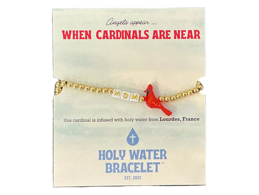 Holy Water Mom Cardinal Bracelet