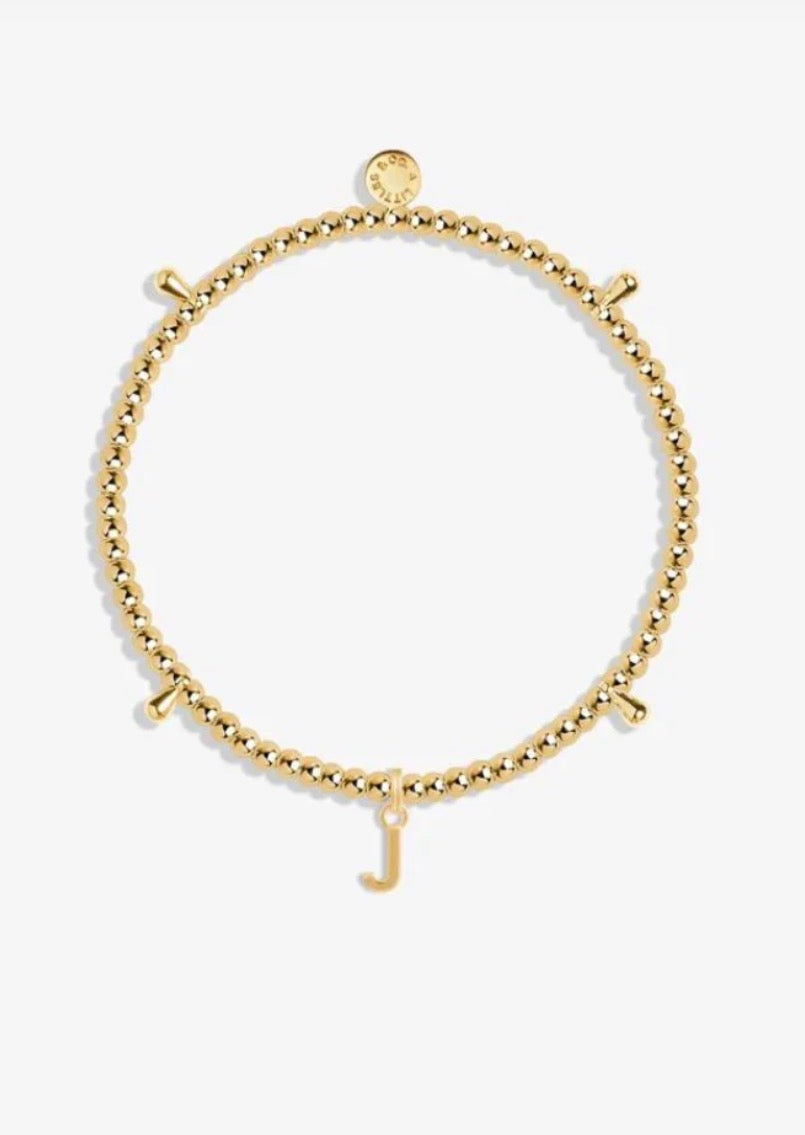 A Littles & Co. - Gold Initial Bracelet