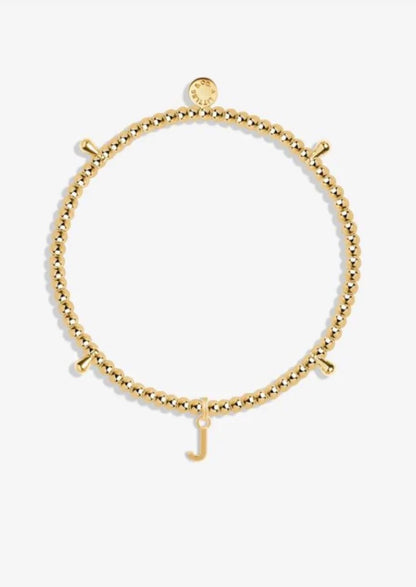 A Littles & Co. - Gold Initial Bracelet