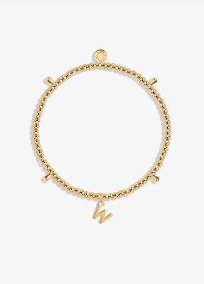 A Littles & Co. - Gold Initial Bracelet