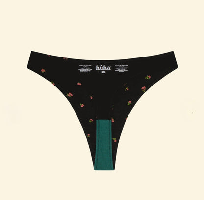 Huha High Rise Thong Mineral Undies Midnight Rose Limited Edition