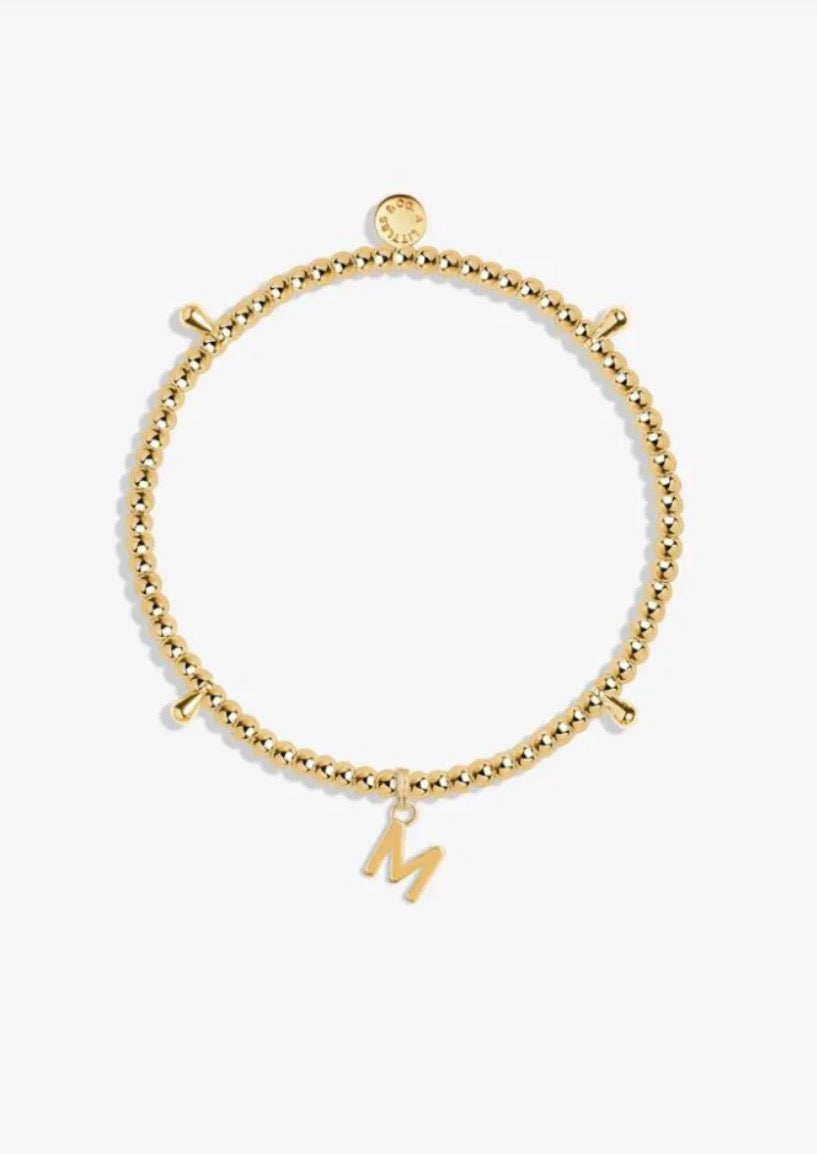 A Littles & Co. - Gold Initial Bracelet