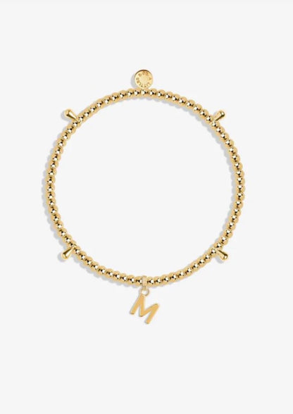 A Littles & Co. - Gold Initial Bracelet