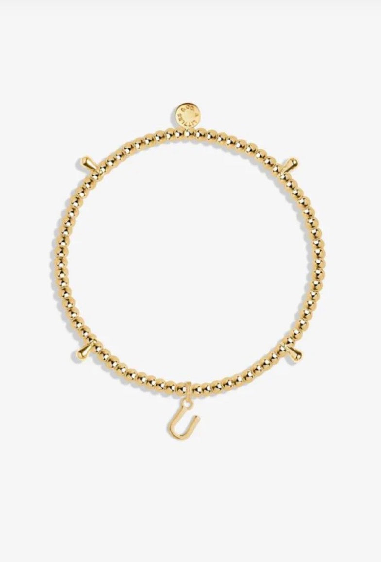 A Littles & Co. - Gold Initial Bracelet