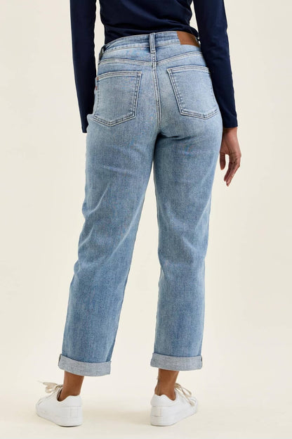 Judy Blue MR “BILLIE” Boyfriend Regular Jeans