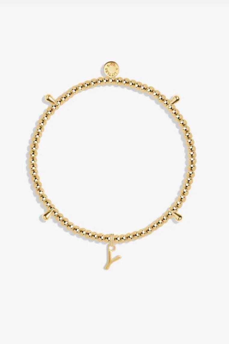 A Littles & Co. - Gold Initial Bracelet