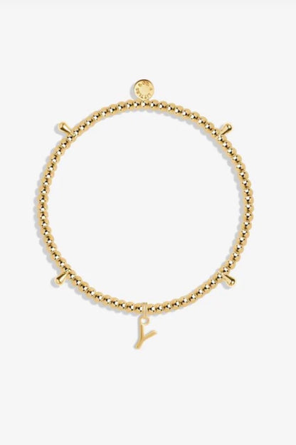 A Littles & Co. - Gold Initial Bracelet