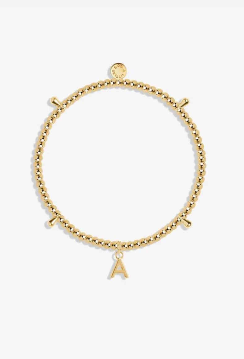 A Littles & Co. - Gold Initial Bracelet