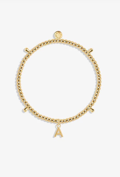 A Littles & Co. - Gold Initial Bracelet