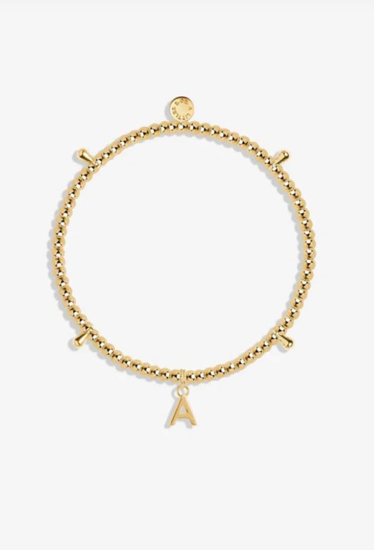 A Littles & Co. - Gold Initial Bracelet