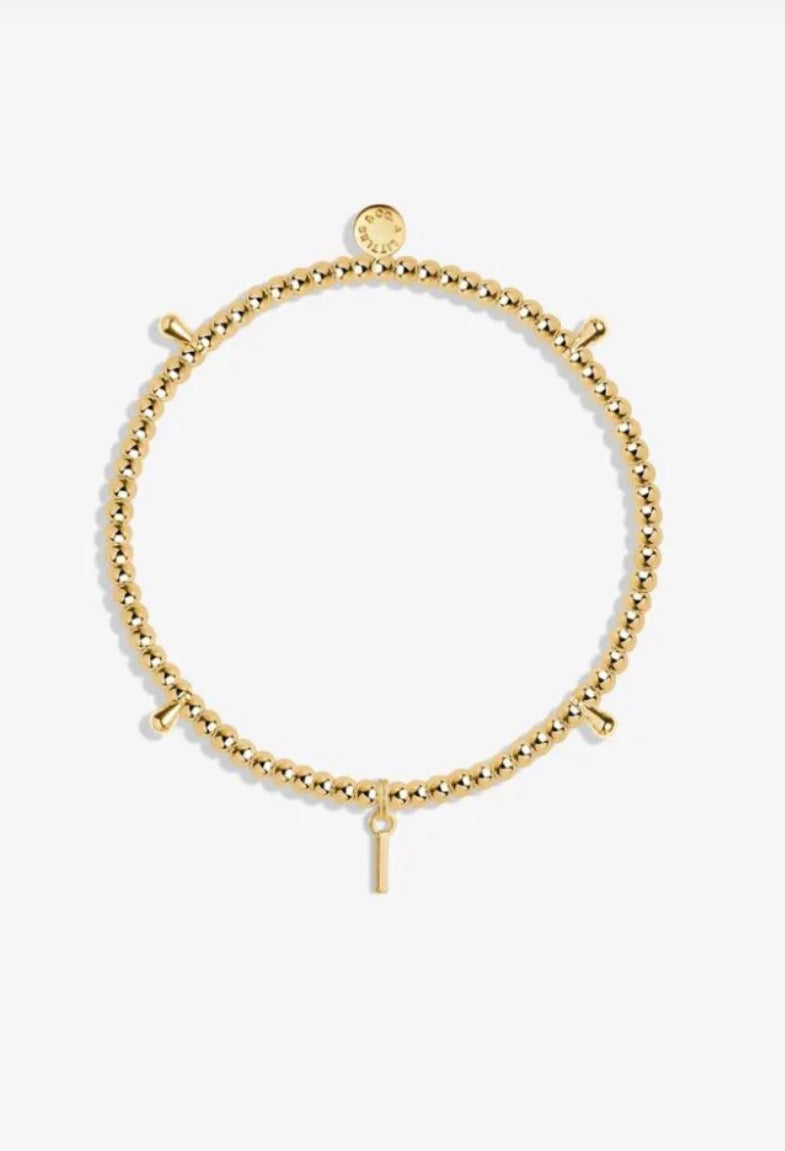 A Littles & Co. - Gold Initial Bracelet