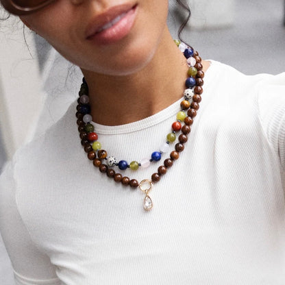 Bauble Bar - Janette Beaded Ring Necklace