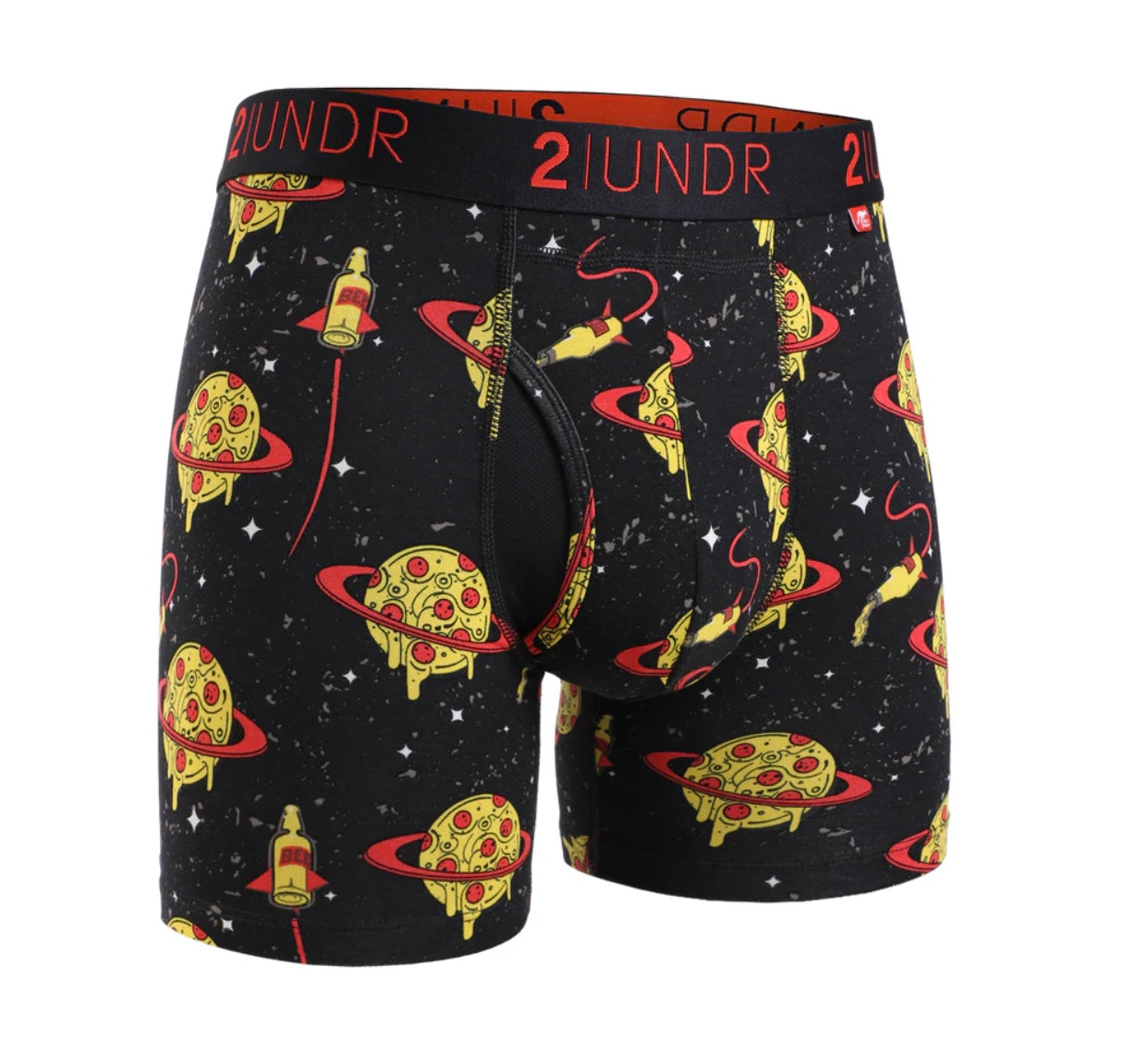 2UNDR Pizza Planet Swing Shift 6" Boxer Brief