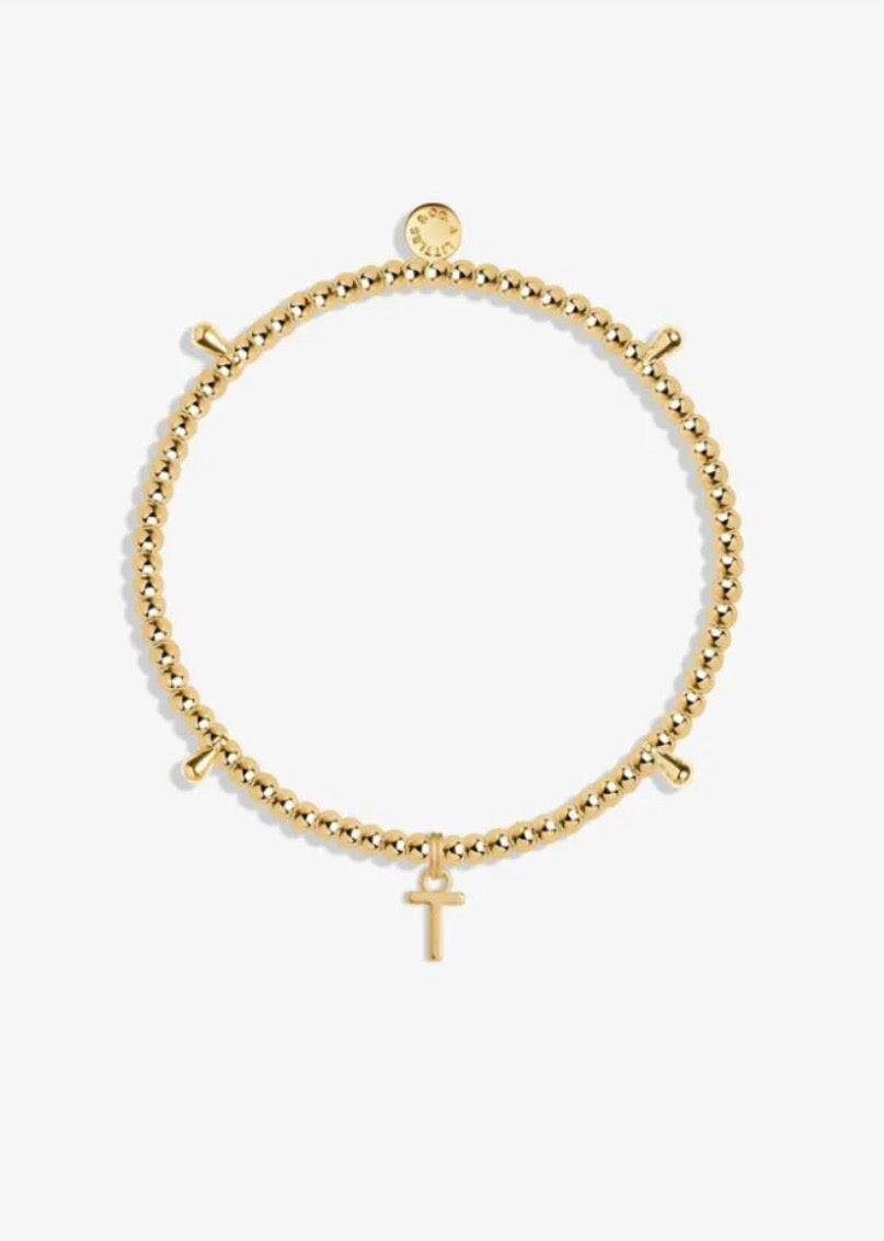 A Littles & Co. - Gold Initial Bracelet