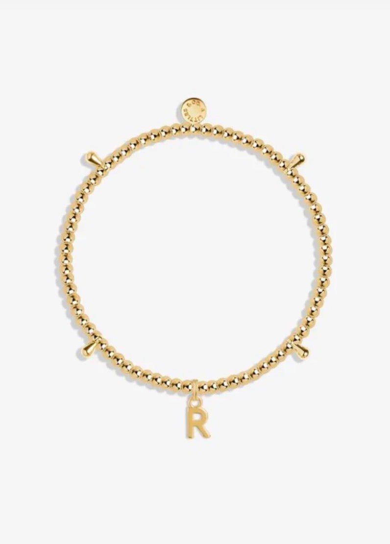 A Littles & Co. - Gold Initial Bracelet