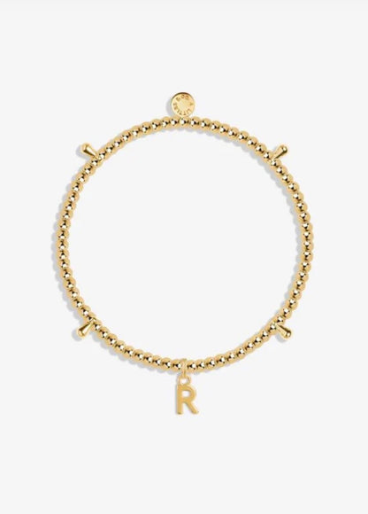 A Littles & Co. - Gold Initial Bracelet