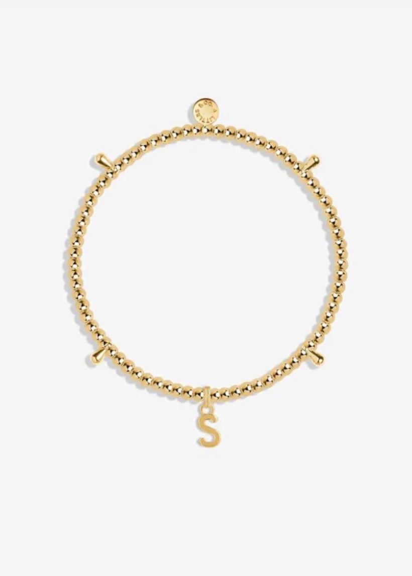 A Littles & Co. - Gold Initial Bracelet