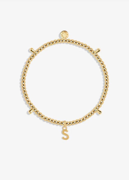 A Littles & Co. - Gold Initial Bracelet
