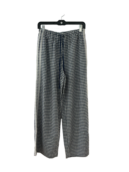 Buttermelon Terracotta Gingham Wide-Leg Lounge Pants