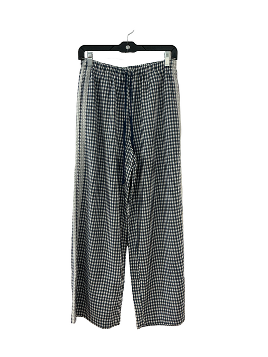 Buttermelon Terracotta Gingham Wide-Leg Lounge Pants