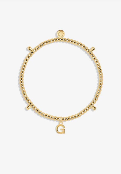 A Littles & Co. - Gold Initial Bracelet