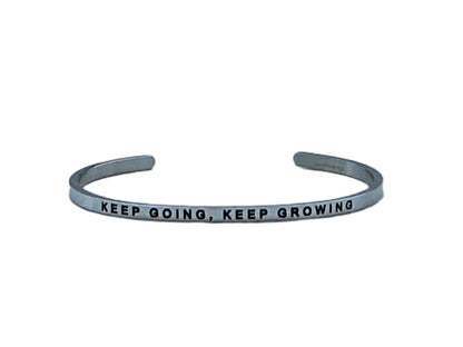 MantraBand Keep Going, Keep Growing Cuff