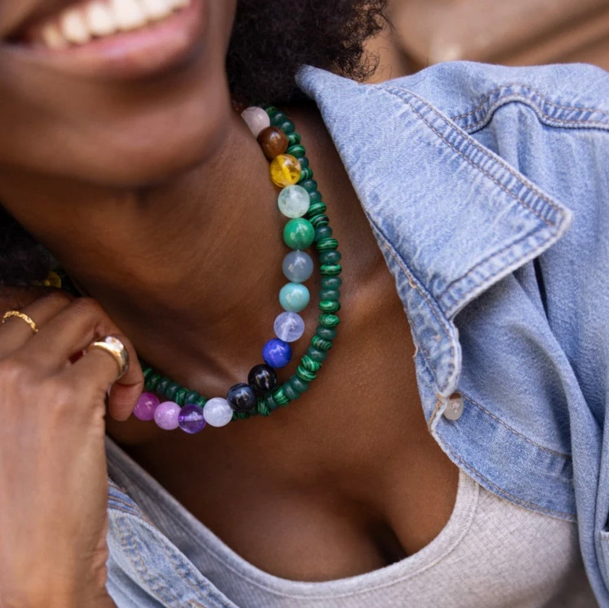 Bauble Bar - Mini Jane Beaded Necklace