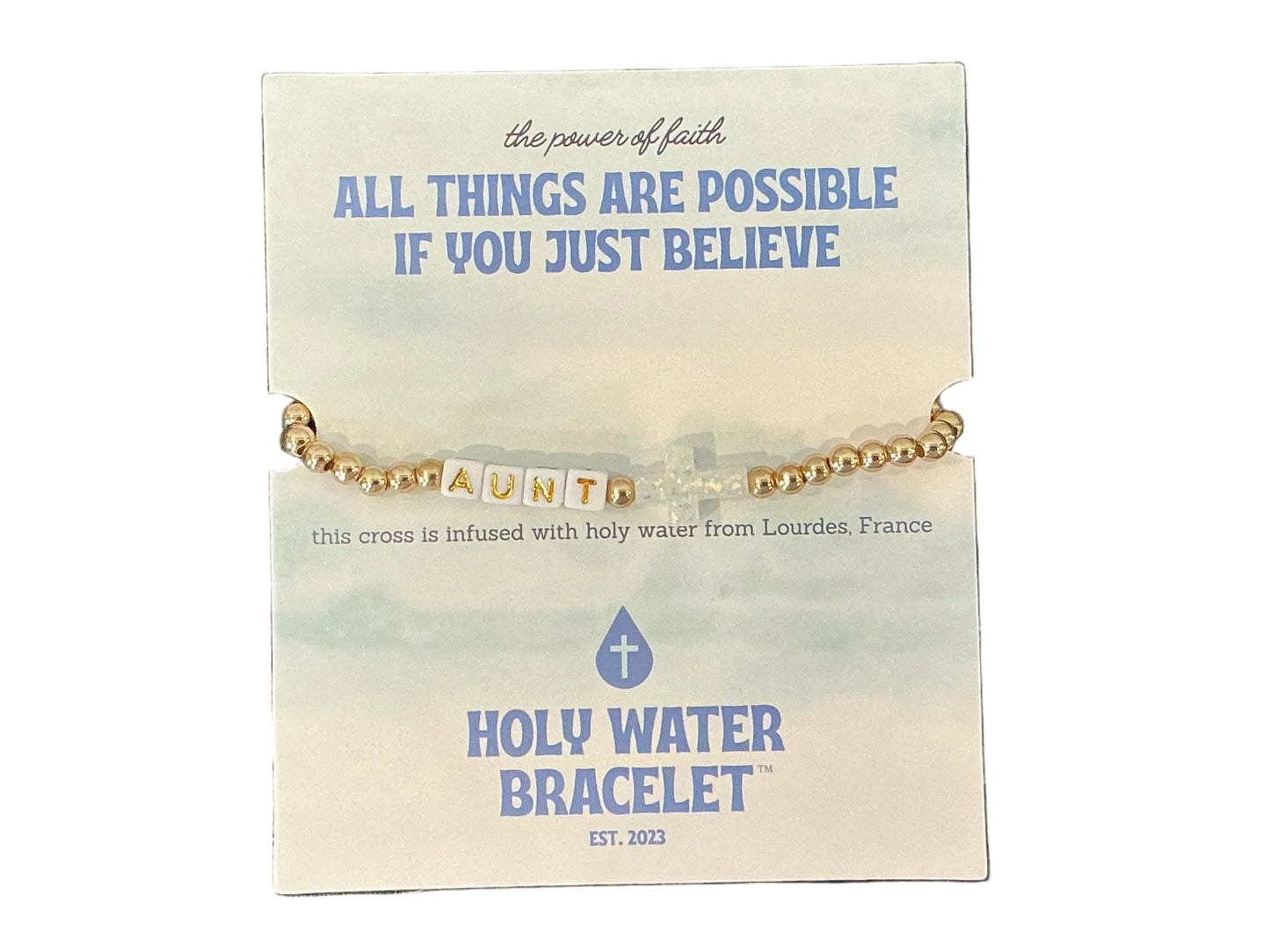 Holy Water Aunt Bracelet
