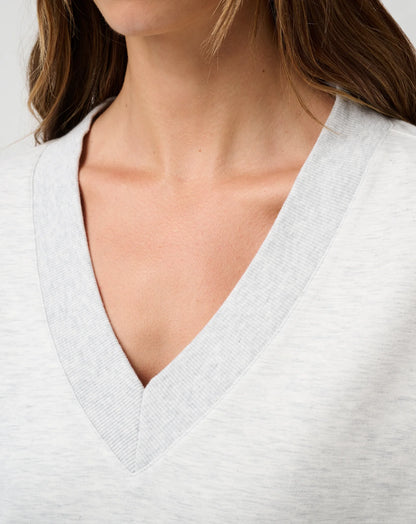 Travis Mathew Cloud Fleece V Neck Pullover