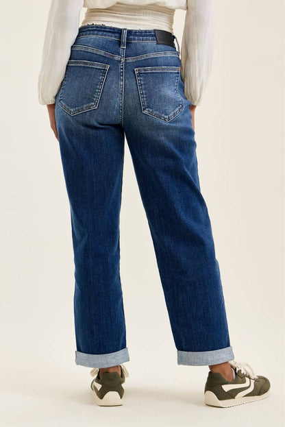 Judy Blue MR “BILLIE” Boyfriend Regular Jeans