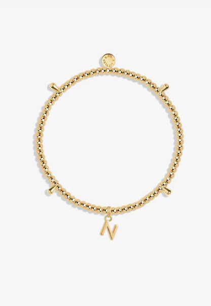 A Littles & Co. - Gold Initial Bracelet