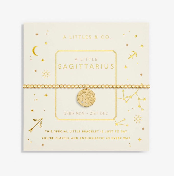 A Littles & Co. - A Little Sagittarius Zodiac Sign Gold Bracelet