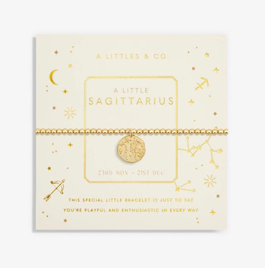 A Littles & Co. - A Little Sagittarius Zodiac Sign Gold Bracelet