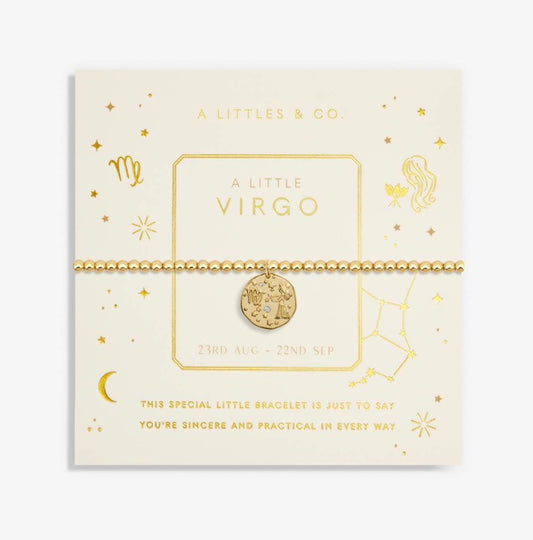 A Littles & Co. - A Little Virgo Zodiac Sign Gold Bracelet