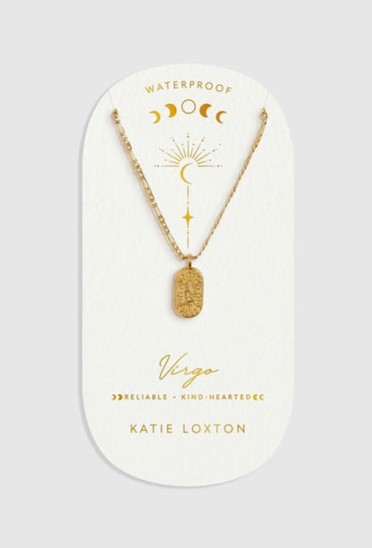 Katie Loxton - Waterproof Zodiac Sign Necklace Virgo