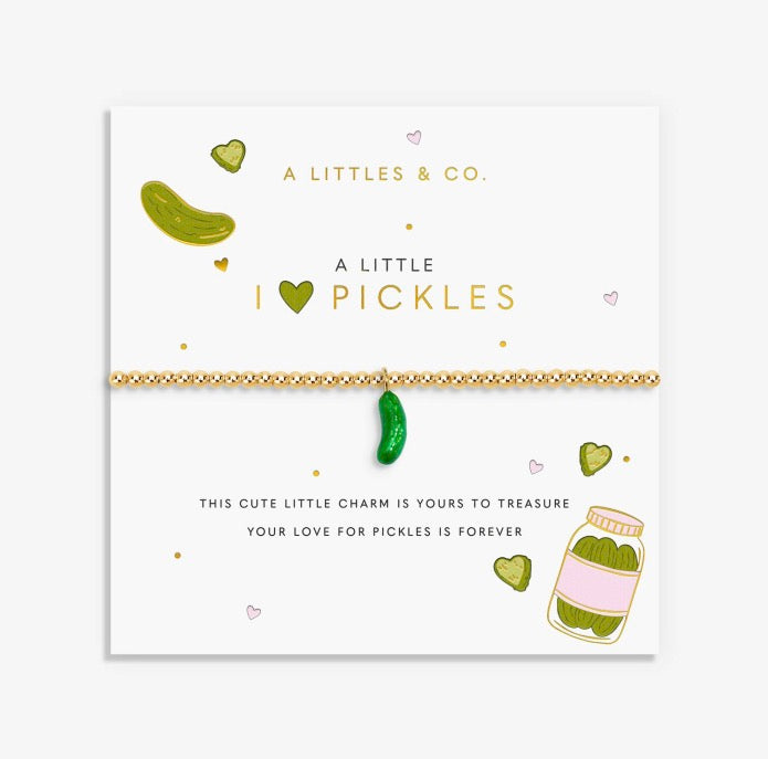 A Littles & Co. -  A Little Vibes ‘I Love Pickles’ Bracelet