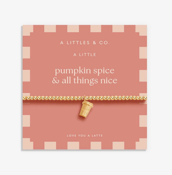 A Littles & Co. -  Fall’s Calling A Little ‘Pumpkin Spice And Everything Nice’ Bracelet
