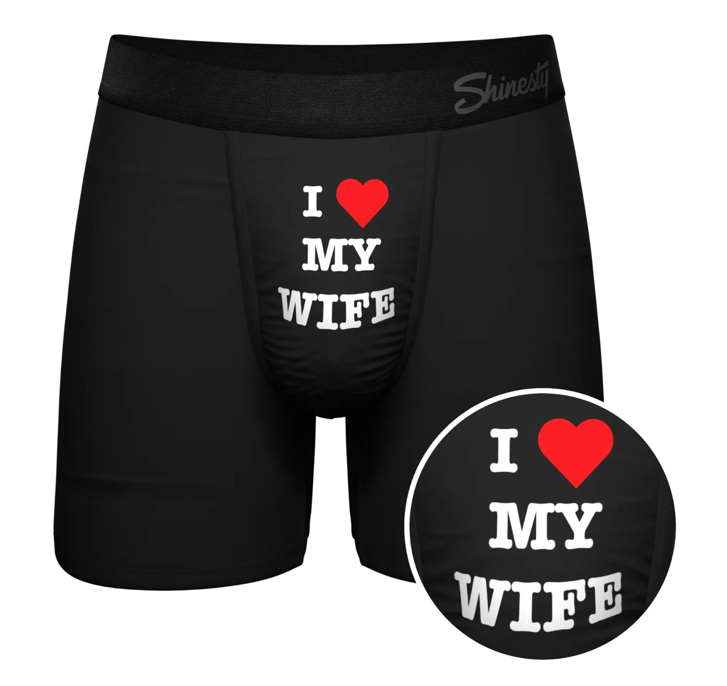Shinesty Boxers - I Love My Wife